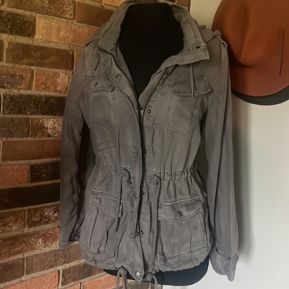 Max Jeans Charcoal Outerwear Jacket